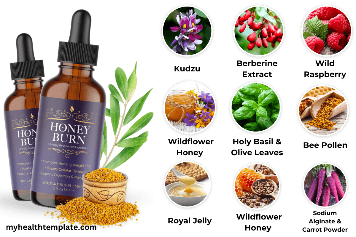 Honeyburn ingredients